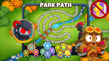 Park Path [Hard] Guide | No Monkey Knowledge | BTD 6 (2023 Updated)