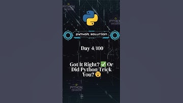 Python Challenge #4: The Answer Will Shock You! 🤯 Watch Now! 🐍🔥 #learnpython #python #coding