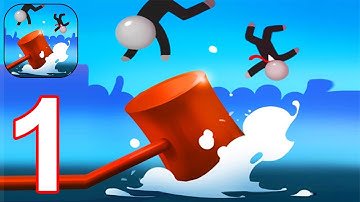 Stickman Defense: Traps and Barriers - Gameplay Part 1 All Levels 1-10 (Android, iOS)