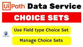 - Choice Sets Manage Choice Set