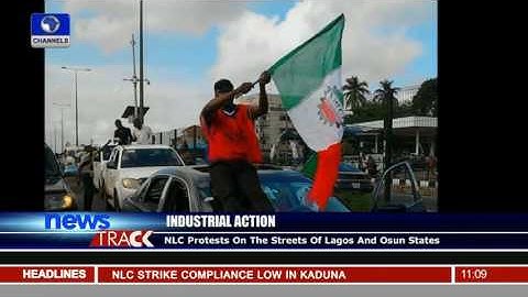 NLC Protest On The Streets Of Lagos And Osun States