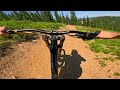 Black Tech called "Shake n" Bake" at Schweitzer MTN. MTB GOPRO POV.