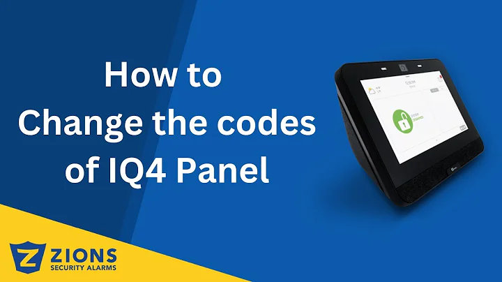 How to Change the User Codes on your Qolsys IQ4 Panel
