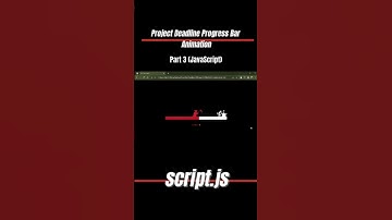 Project Deadline Progress Bar Animation Part 3 (JavaScript)#shorts #shortsvideos #viral #viralvideo