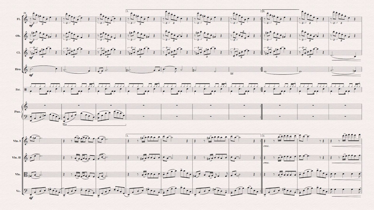 Es un buen tipo mi viejo- Score para Orquesta. - YouTube