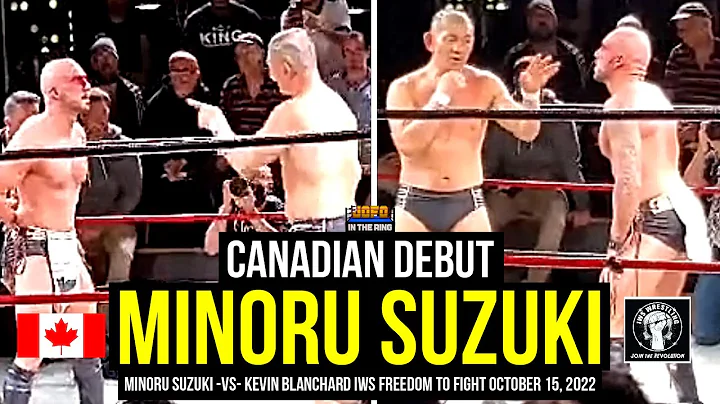 Minoru Suzuki makes his debut in Canada for IWS vs...