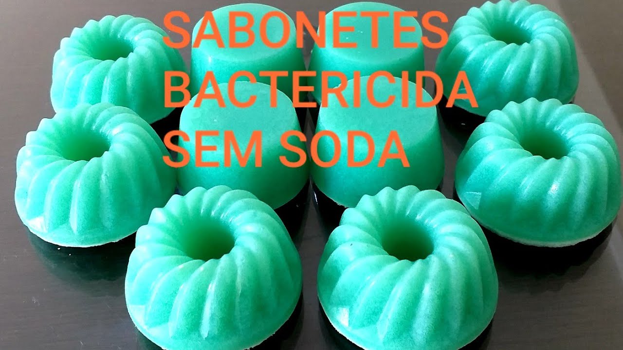 COMO FAZER SABONETE BACTERICIDA SEM SODA ÓTIMO PARA VENDA E USO. - YouTube