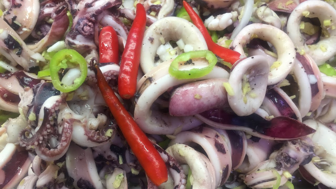 KILAWING PUSIT/OWN VERSION/PANG PULUTAN CHEFBOYROGS COOKING  #buhay kusiniro