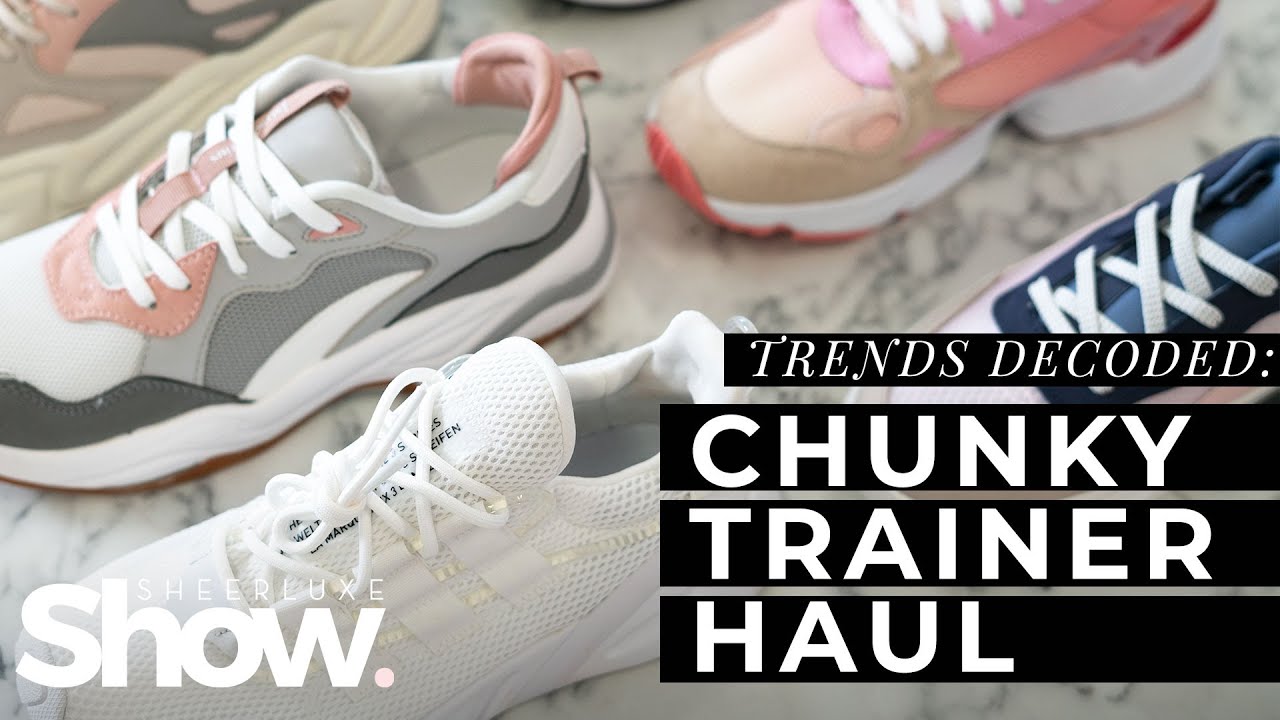 chunky fashion trainers