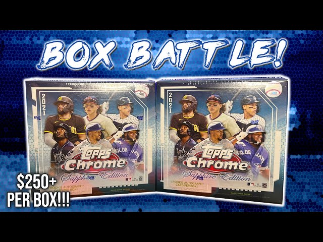 2021 Topps Chrome SAPPHIRE EDITION　BOX 2021 Topps Chrome Sapphire Edition Baseball Box | eBay