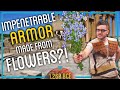 Homemade Armor Using FLOWERS? (Totally Impenetrable!)