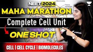 Complete Cell Unit in One Shot | Cell | Cell Cycle | Biomolecules | NEET 2024 | Seep Pahuja