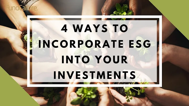 Four common ways to incorporate ESG factors into an investment process explained