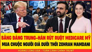 BĂNG ĐẢNG TRUNG-HÀN RÚT RUỘT TIỀN TỶ BẢO HIỂM Y TẾ, MUA CHUỘC NGƯỜI GIÀ DƯỚI THỜI ZOHRAN MAMDANI