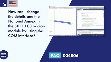[EN] FAQ 004806 | How can I change the details and the National Annex in the STEEL EC3 add-on mod...