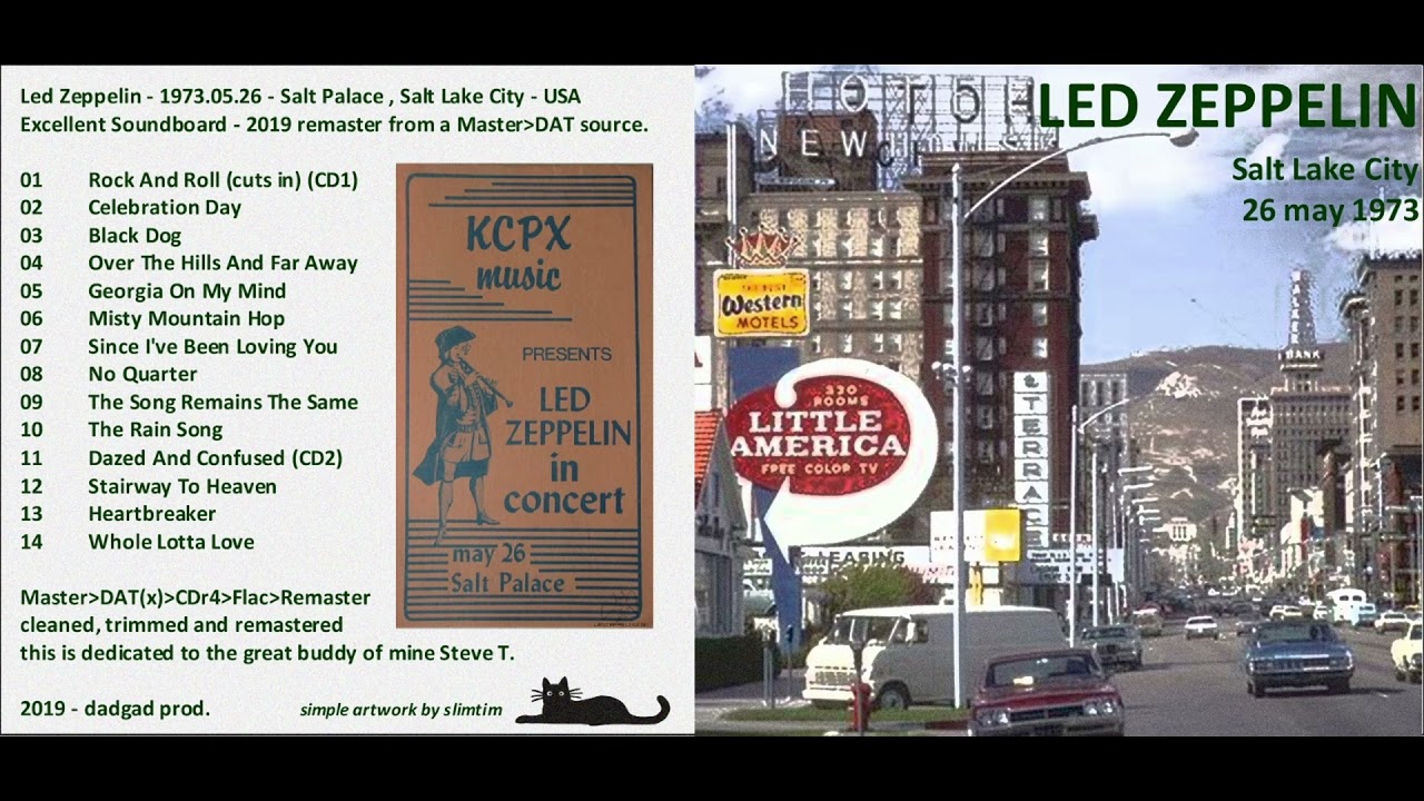 Led Zeppelin No Quarter (19730526 Salt Lake City live dadgad