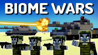 BIOME WARS - Desert | Villagers VS Pillagers