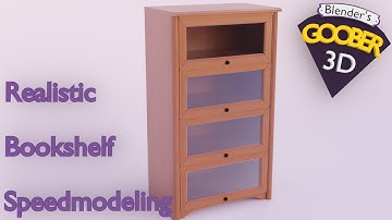 Blender Speed Modeling - Bookshelf