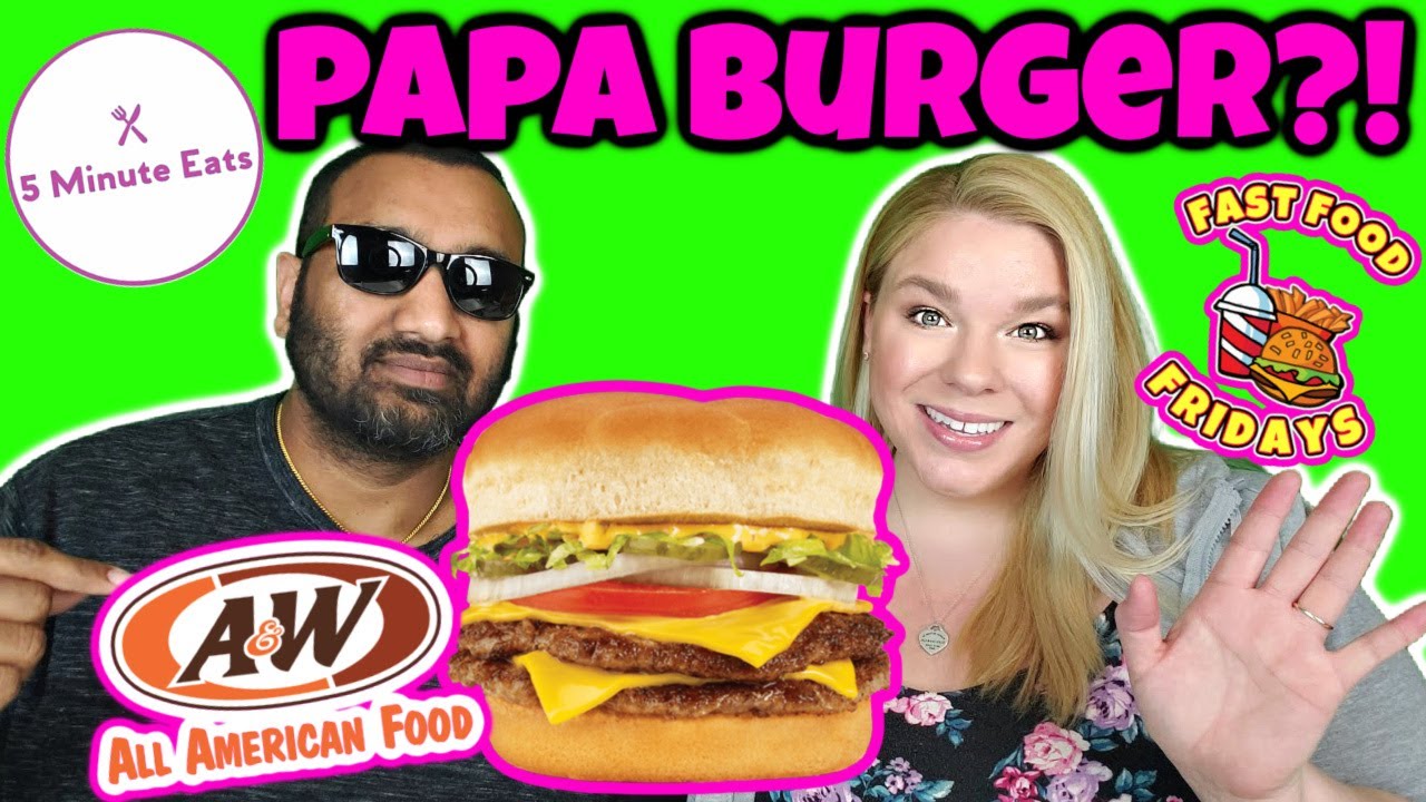 A&W Papa Burger Review 