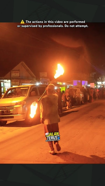 atraksi obor malam takbir keliling desa sampang keren banget #takbiran #idulfitri2025