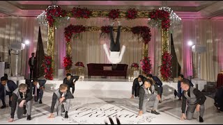 EPIC Bollywood x Gymnastics Wedding Groom Dance! | NAATU NAATU | Rohan & Anisha |