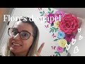 Rosas de papel gigantes #rosasdepapel #artesanato