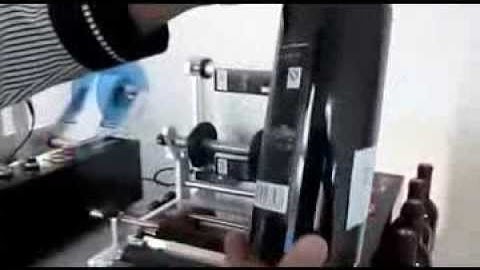 Wine Bottles Label Applicator Glass Bottles Labeling Machine