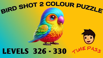 Bird shot 2 colour puzzle 🐦 level 326-330 #birdsortcolorpuzzle #birdsortpuzzle #birdshort