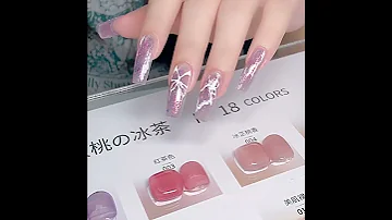 Soak off uv led fashion colorful icy jelly gel polish set for nail art salons