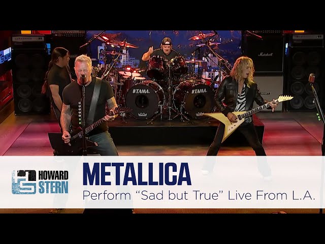 Metallica “Sad But True” Live on the Stern Show class=
