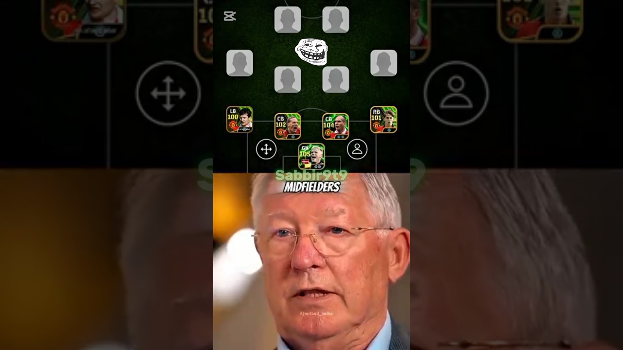 Sir Alex Ferguson Build The Ultimate Team Efootball26 Fifa Pes