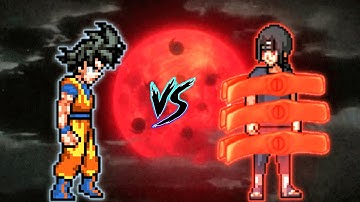 Goku V6 LB OP(All Form) VS Itachi S1 OP in Jump Force Mugen