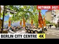BERLIN, GERMANY [4K] City Centre Walk on a beautiful warm autumn day