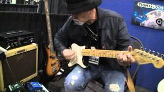 NAMM 2011. Derek St Holmes presents amptweaker Tigntmetal, Tightdrive ,Bass Tightdrive