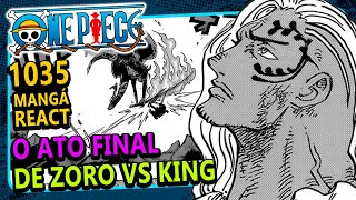 O PASSADO DE KING e KAIDO! ZORO ACABOU COM A LUTA? - One Piece 1035 