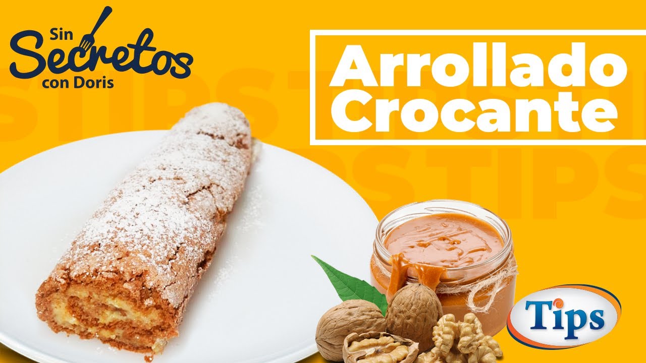 Arrollado crocante de nueces