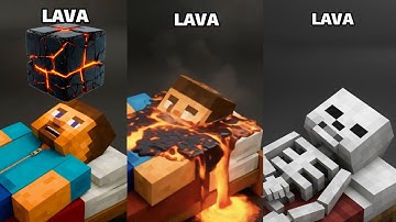 The Most Satisfying Minecraft SIMULATIONS for 2 minutes Blender Physics