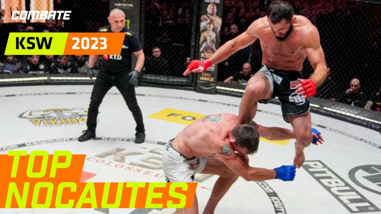 MELHORES NOCAUTES DO MMA 2023 | KSW | ESPECIAL | Combate.globo