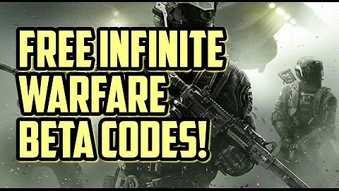 How to get FREE Infinite Warfare BETA Codes!