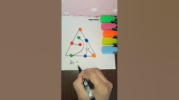 Connect same coloured dots without tracing #shorts