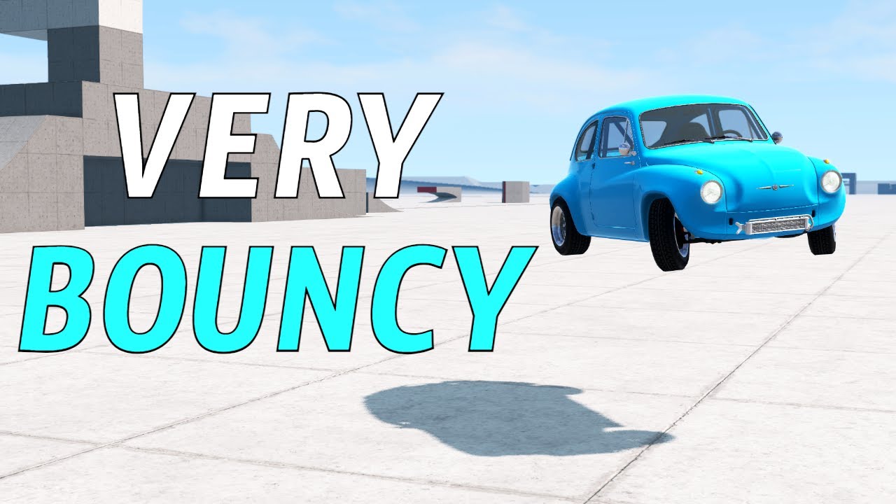A Very Bouncy Car (BeamNG) - YouTube