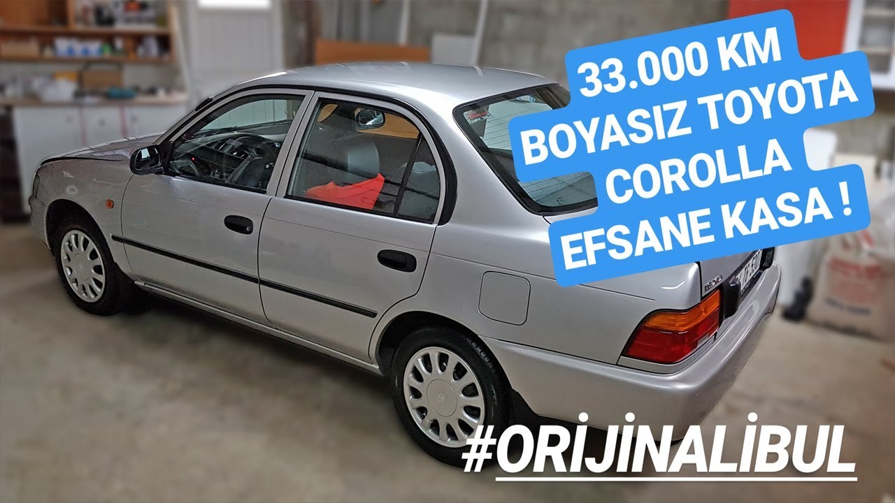 33 000 Km Boyasiz 1997 Toyota Corolla 1 6 Xli Ae101 Orijinalibul Youtube
