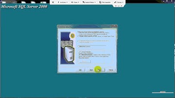 SQL 2000 SETUP ON WINDOWS 7 64 BIT