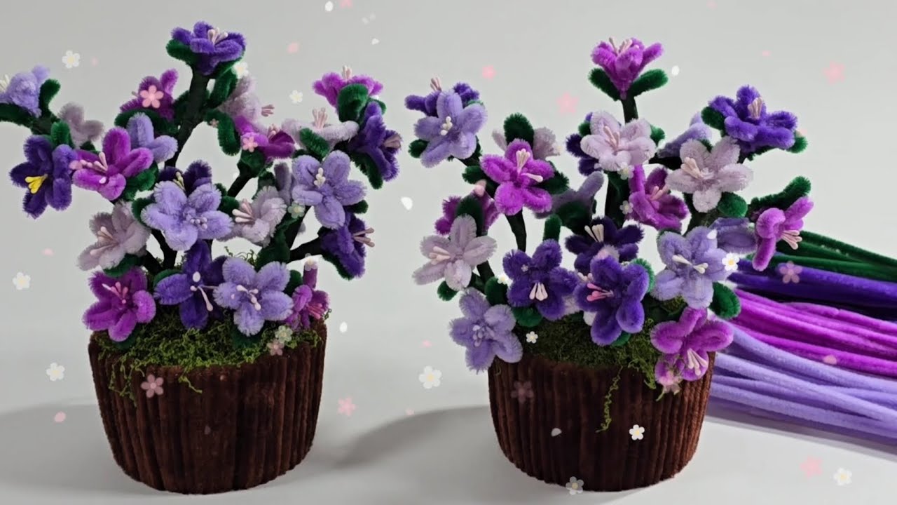 Set 400 Scovolini Per Fiori Fai Da Te Vincona - Con Steli, Nastro E Accessori, 4 Colori - Foto 1