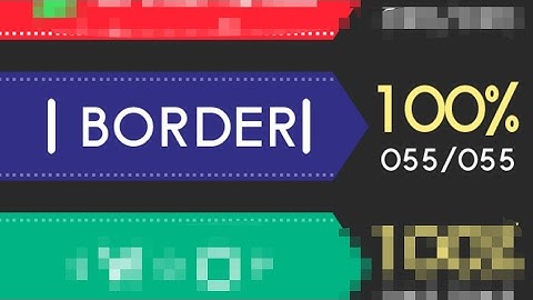 COLOR SWITCH BORDER MODE {1-55} LEVEL 100%.....