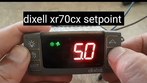 Hoe verander ik de Dixell-setpoint? | Dixel XR70CX-programmering