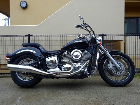 ドラッグスター 1100 純正マフラー VP10J ドラッグスター1100純正エキパイ エキゾースト リア エキマニ