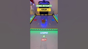 Scrapper vs Rusty 🤣Rollin🤣 Hexbug Battlebots  #hexbugbattlebots #hexbugvideos #battlebots #channel