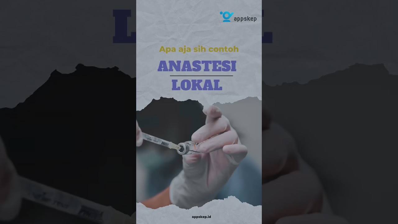Anastesi lokal checkk✨‼️