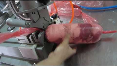 Pneumatic Stretching ham and sausage clipper